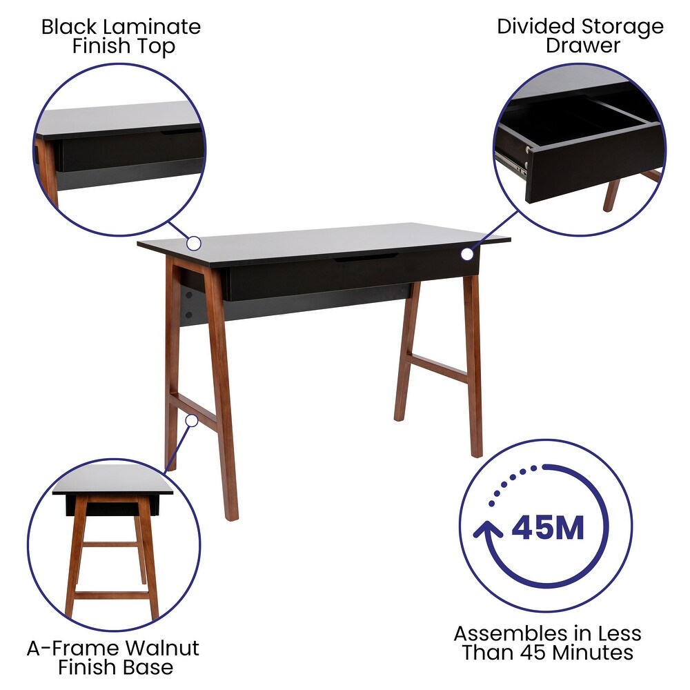 Home Office Writing Computer Desk with Drawer   Table Desk