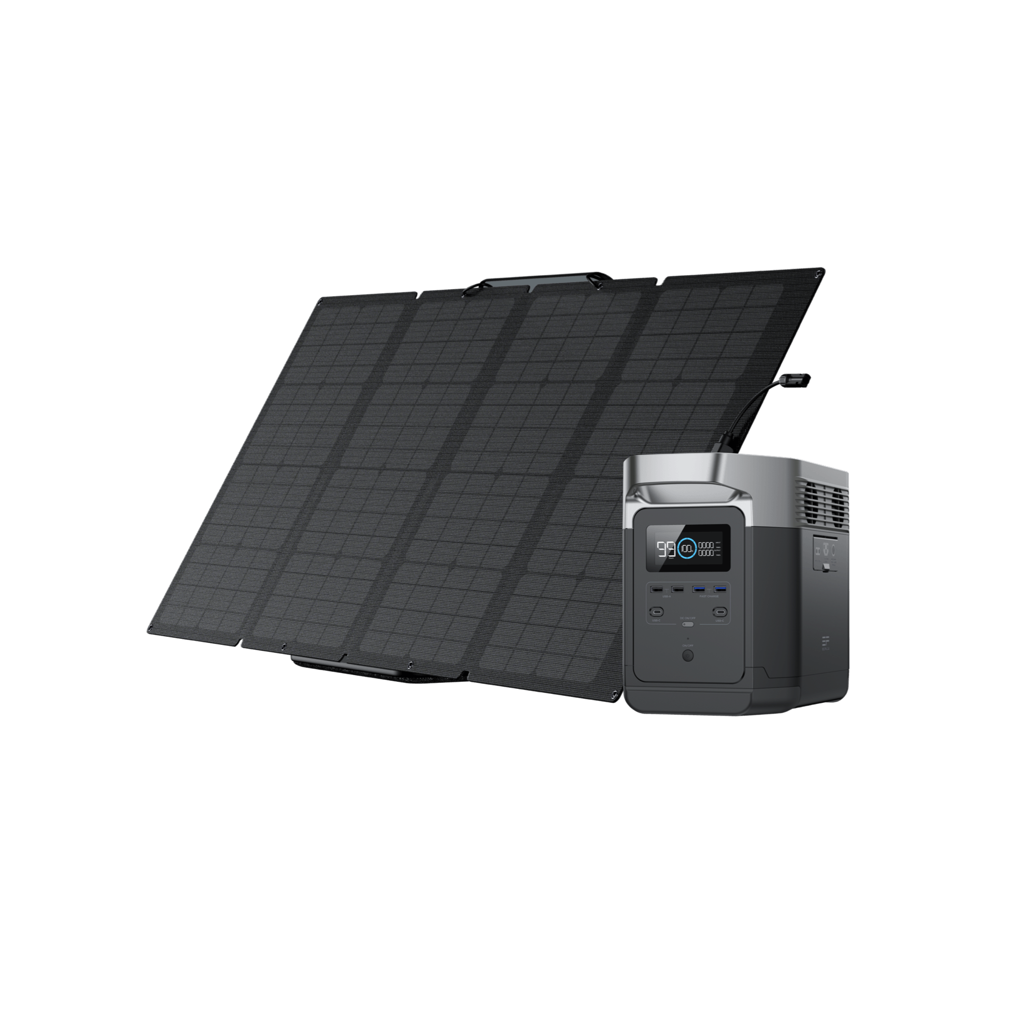 EcoFlow DELTA 1000 + 160W Portable Solar Panel