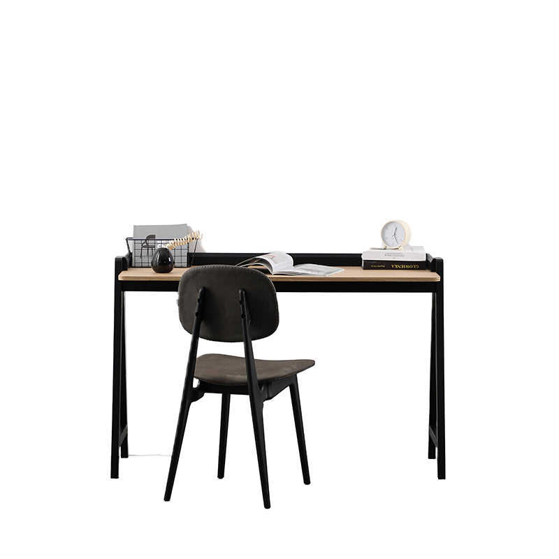 YARA Study Desk 118cm - Black & Natural