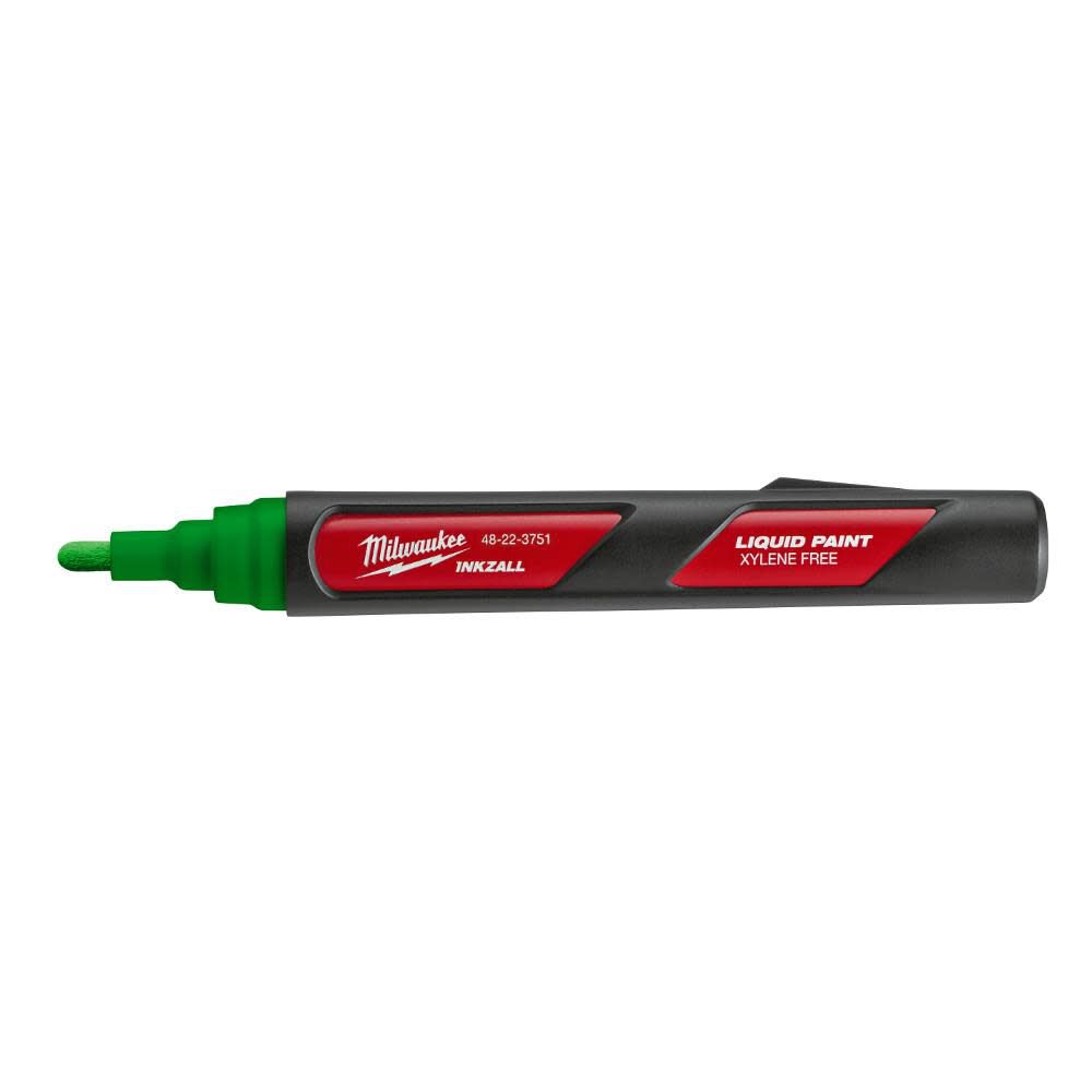 Milwaukee INKZALL Green Paint Marker 48-22-3751 from Milwaukee