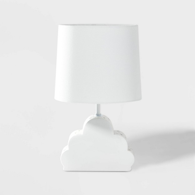 Cloud Dual Light Figural Kids x27 Lamp White