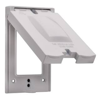 Southwire 10-in-1 Weatherproof Single Gang Vertical and Horizontal White Multi-Use Cover WC1V12W