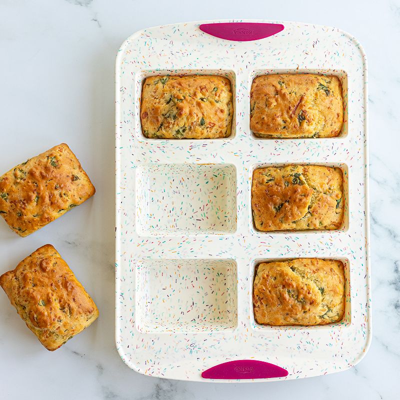 Trudeau Confetti Mini Loaf Pan