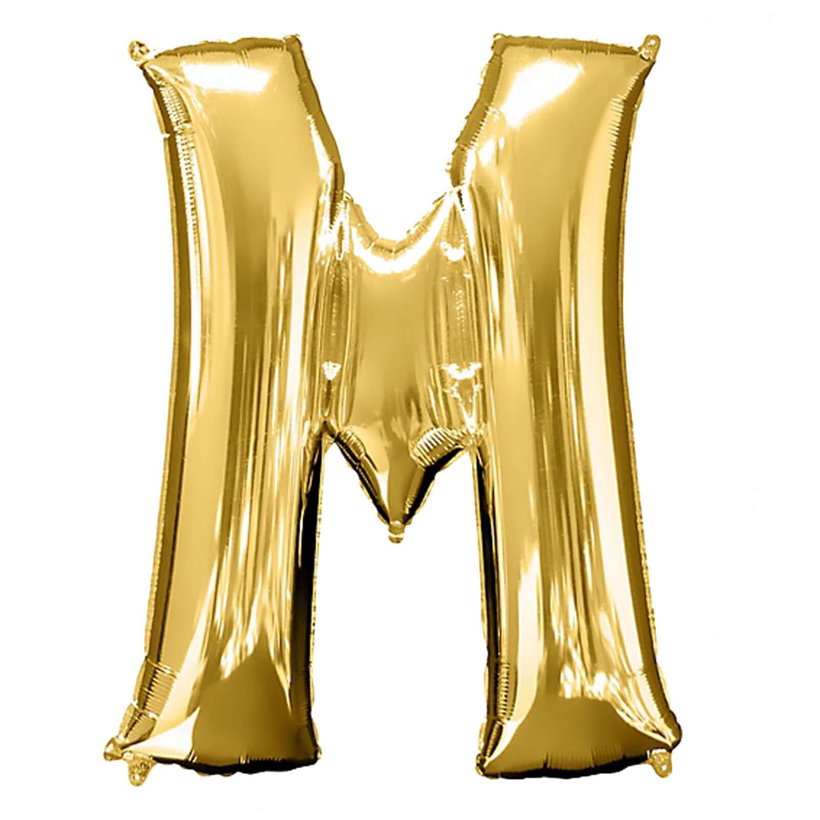 Shiny Metallic Gold Mylar Foil Helium/Air Number and Letter Balloons 40