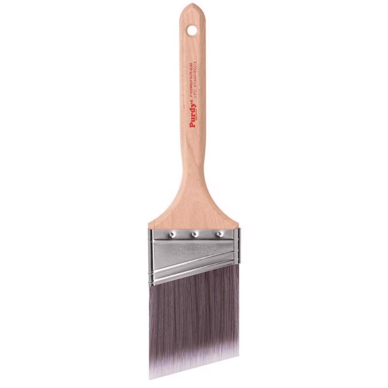 Purdy ClearCut Elite Glide 3 in. Ultra Stiff Angle Trim Paint Brush