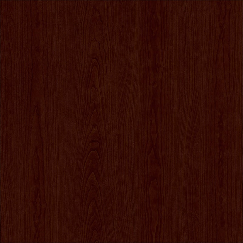 Bush Furniture Cabot Kitchen Pantry Cabinet in Harvest Cherry - Engineered Wood