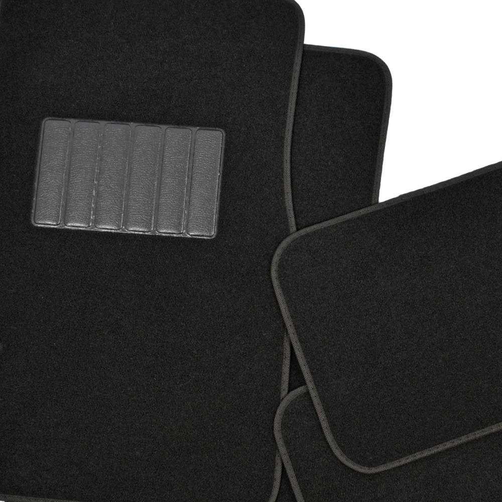 BDK Car Floor Mats 4 Pieces Carpet Protection - Universal Fit for Car， SUV， VA and Truck， Front and Rear