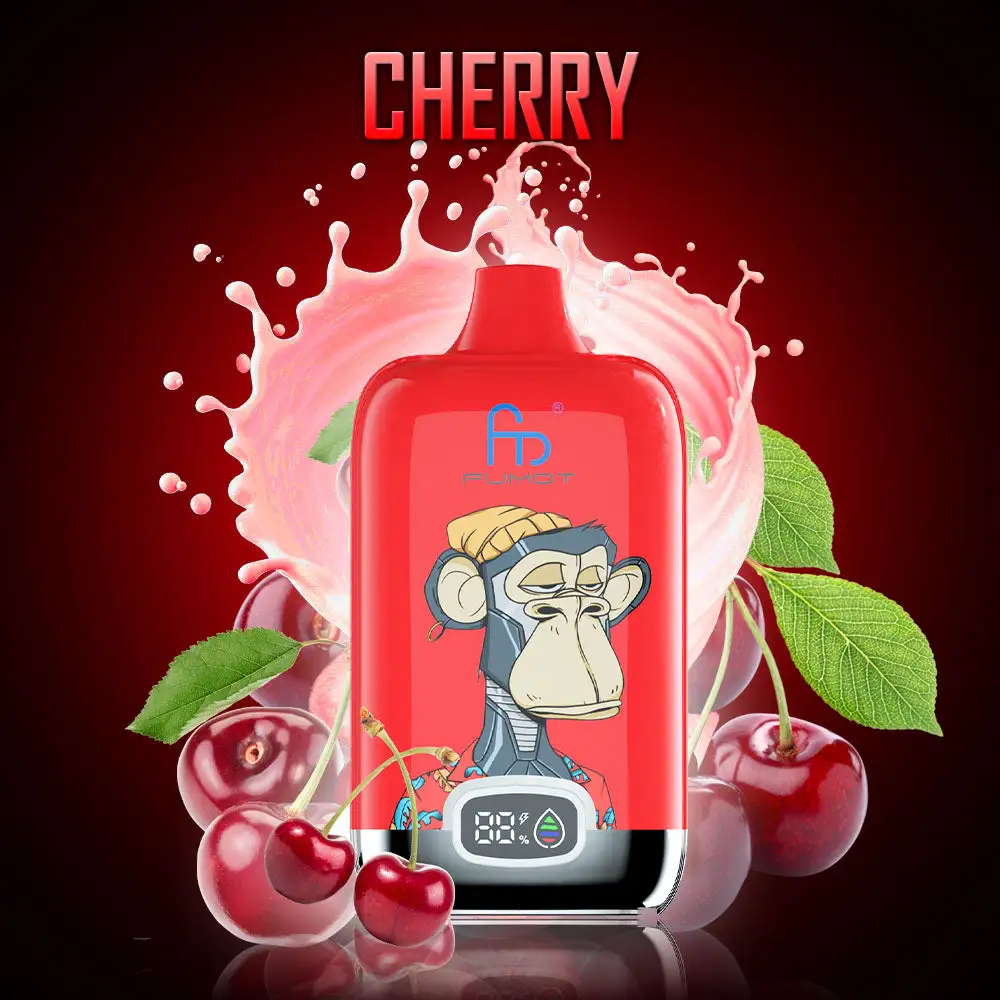 Fumot Tornado Digital Box 12000 Puffs - Cherry