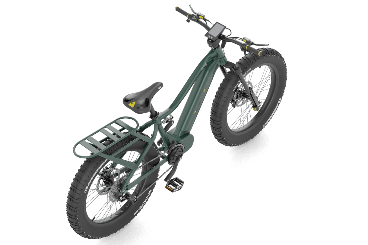 Quietkat APEX E-BIKE Mid Drive Motor Fat Tire Electric Hunting Bike