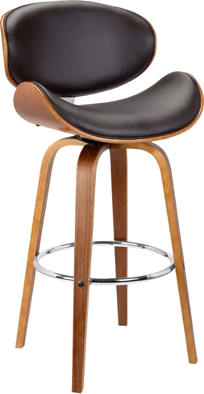 Solvang Brown Swivel Counter Height Stool