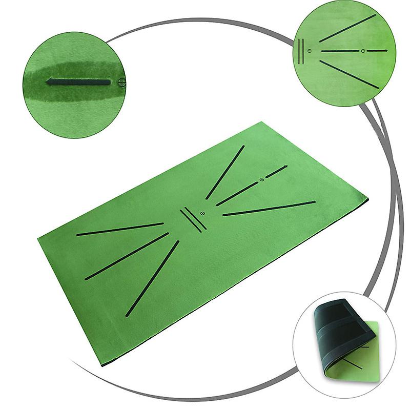 Golf Swing Track Practice Marking Pad Batting Trajectory Direction Detection Analysis Pad Training Mat For Swing Detection