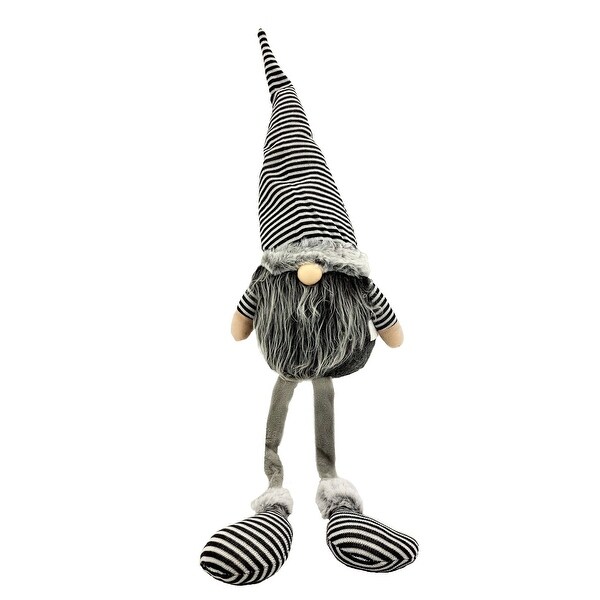 Long Legged Striped Christmas Tabletop Figurine