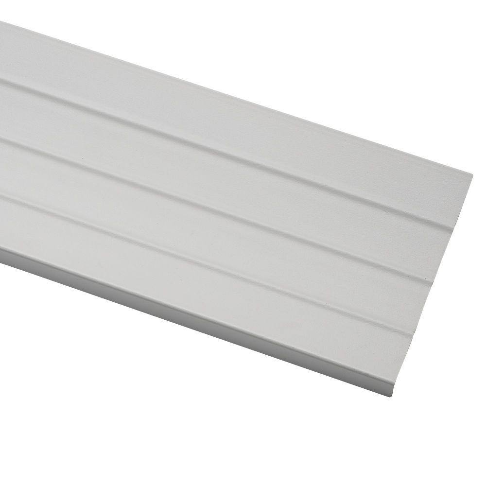 Ply Gem 0.09 in. x 8 in. x 12.5 ft. White Vinyl Fascia VFAS804H