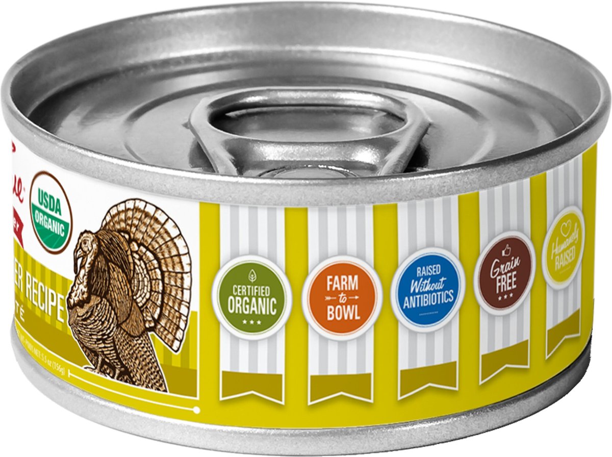 Tender and True Organic Turkey and Liver Recipe Grain- Free Canned Cat Food