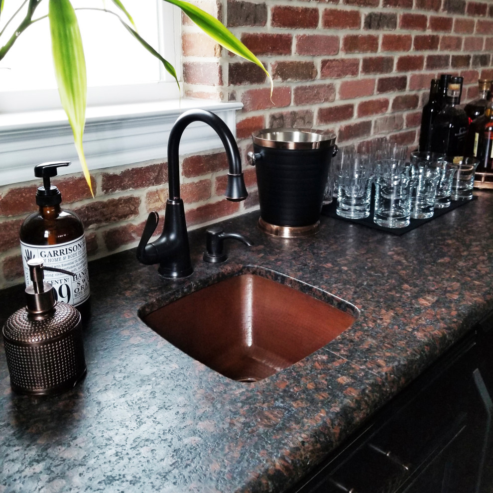 San Salvador Copper Bar Sink   Traditional   Bar Sinks   by Novatto  Houzz