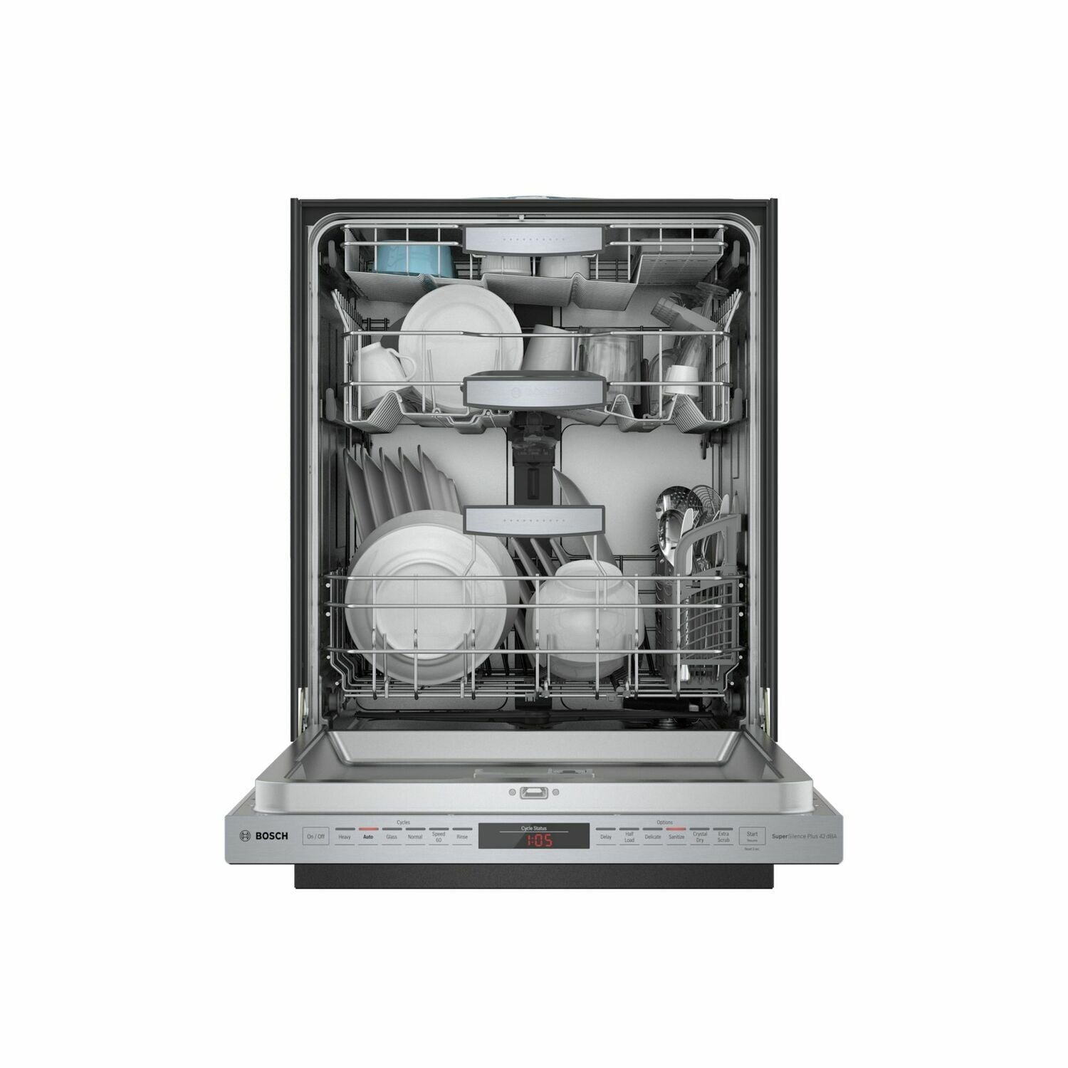 Bosch SHP87PZ55N Benchmark® Dishwasher 24'' Stainless Steel, Xxl Shp87Pz55N