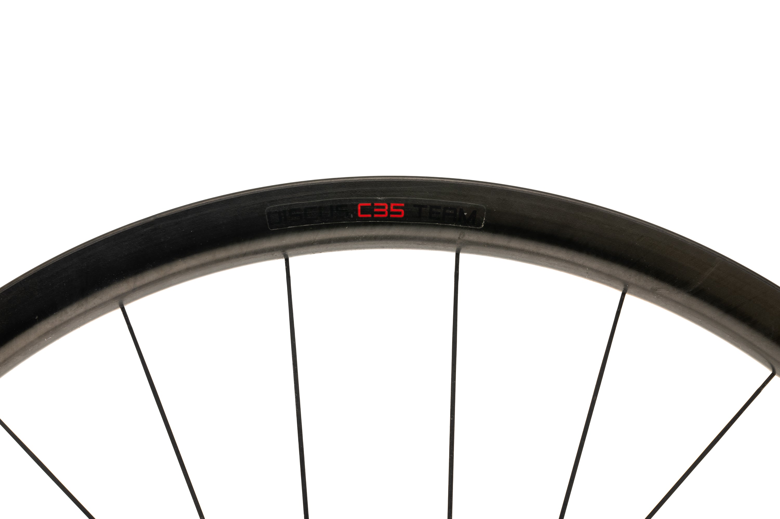 3T Discus C35 Team Stealth Disc Carbon Clincher 700c Wheelset