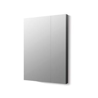 KOHLER Maxstow 30 in. x 40 in. Aluminum Frameless Surface-Mount Soft Close Medicine Cabinet with Mirror K-R79228-LA1