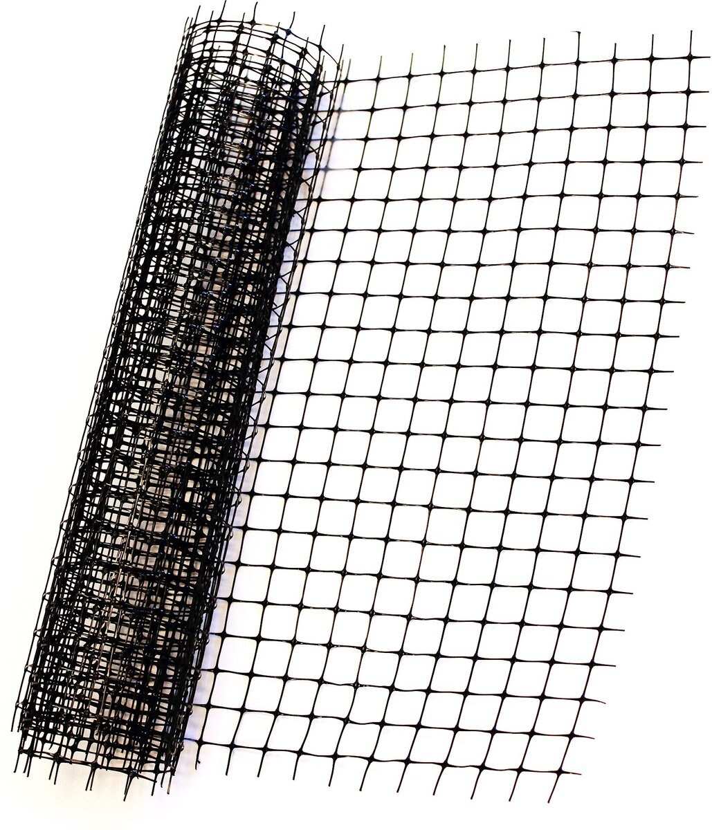 Cardinal Gates Deck Shield Outdoor Safety Netting Dog Gate， Black