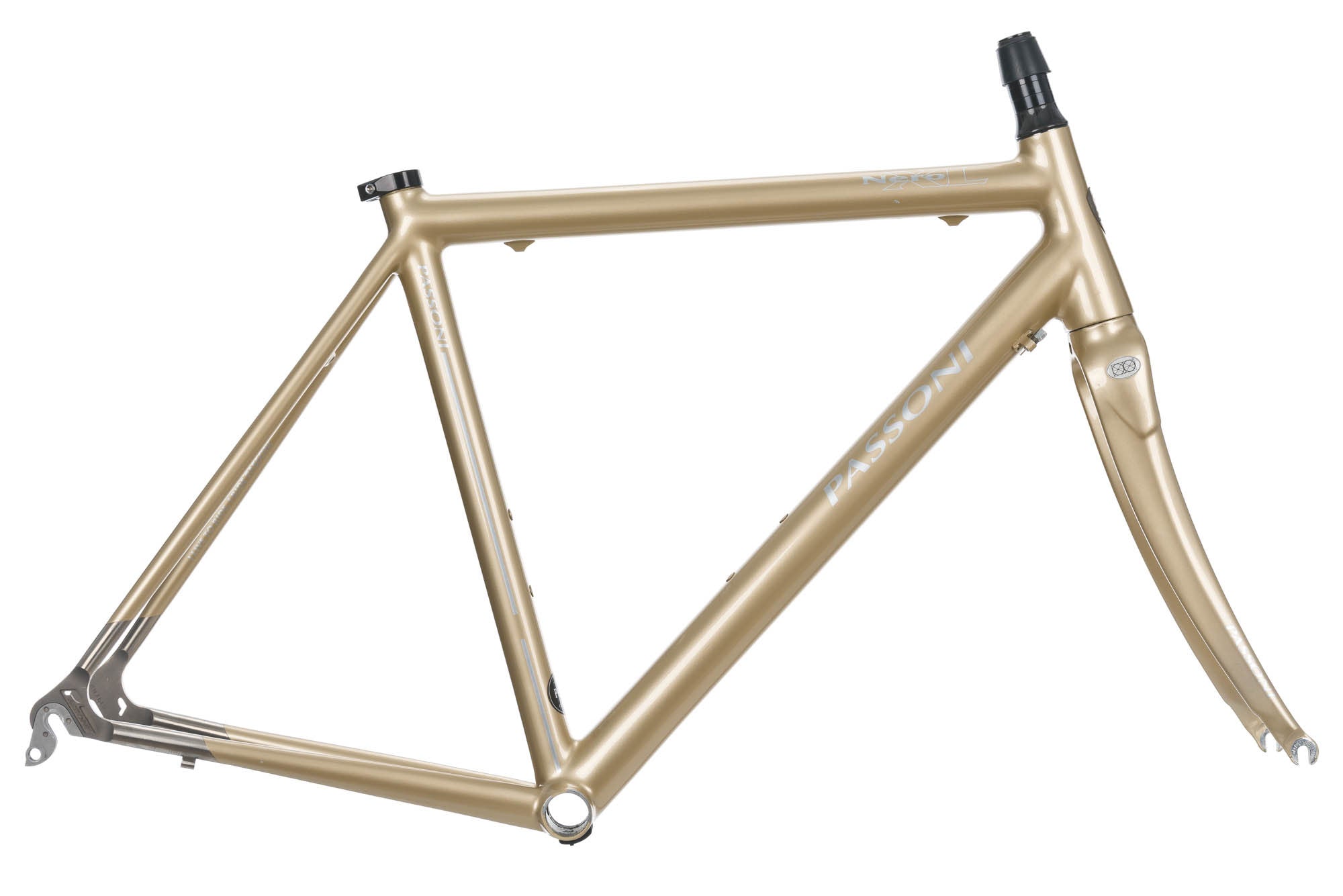 2012 Passoni Nero XL Road Bike Frame Set 53cm MEDIUM Carbon Titanium