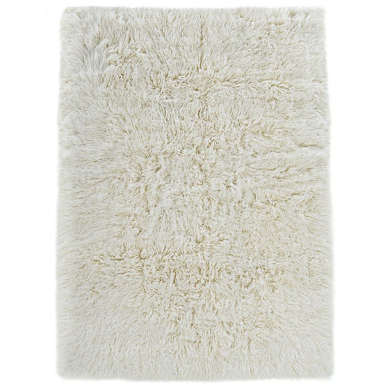 Linon New Flokati Natural Rug 8' X 10'