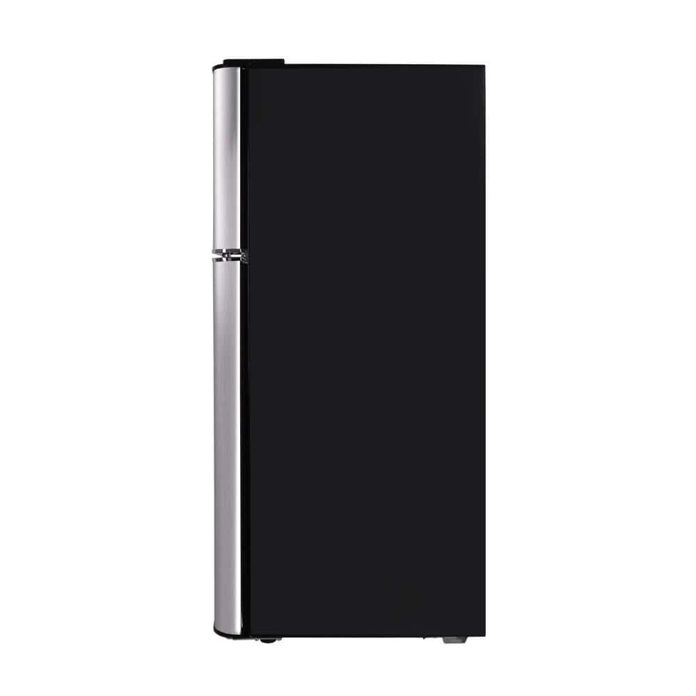 Frigidaire 45 cu ft 2 Door Mini Fridge in Chrome Trim and Platinum Design with Freezer and Manual Defrost