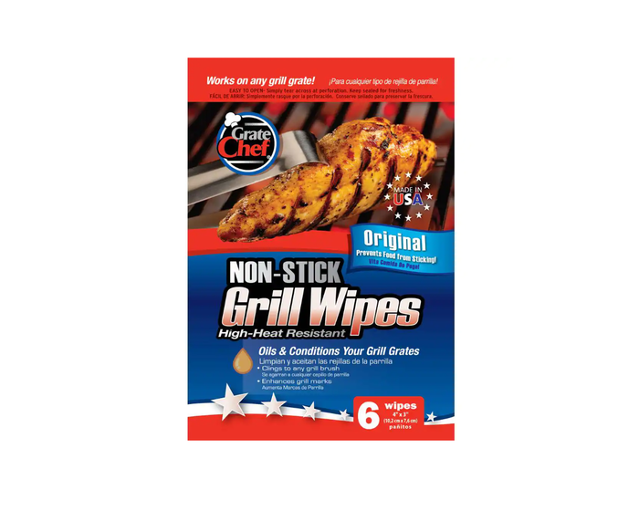 Grate Chef Grill Wipes， 6-Pack - 101-1000