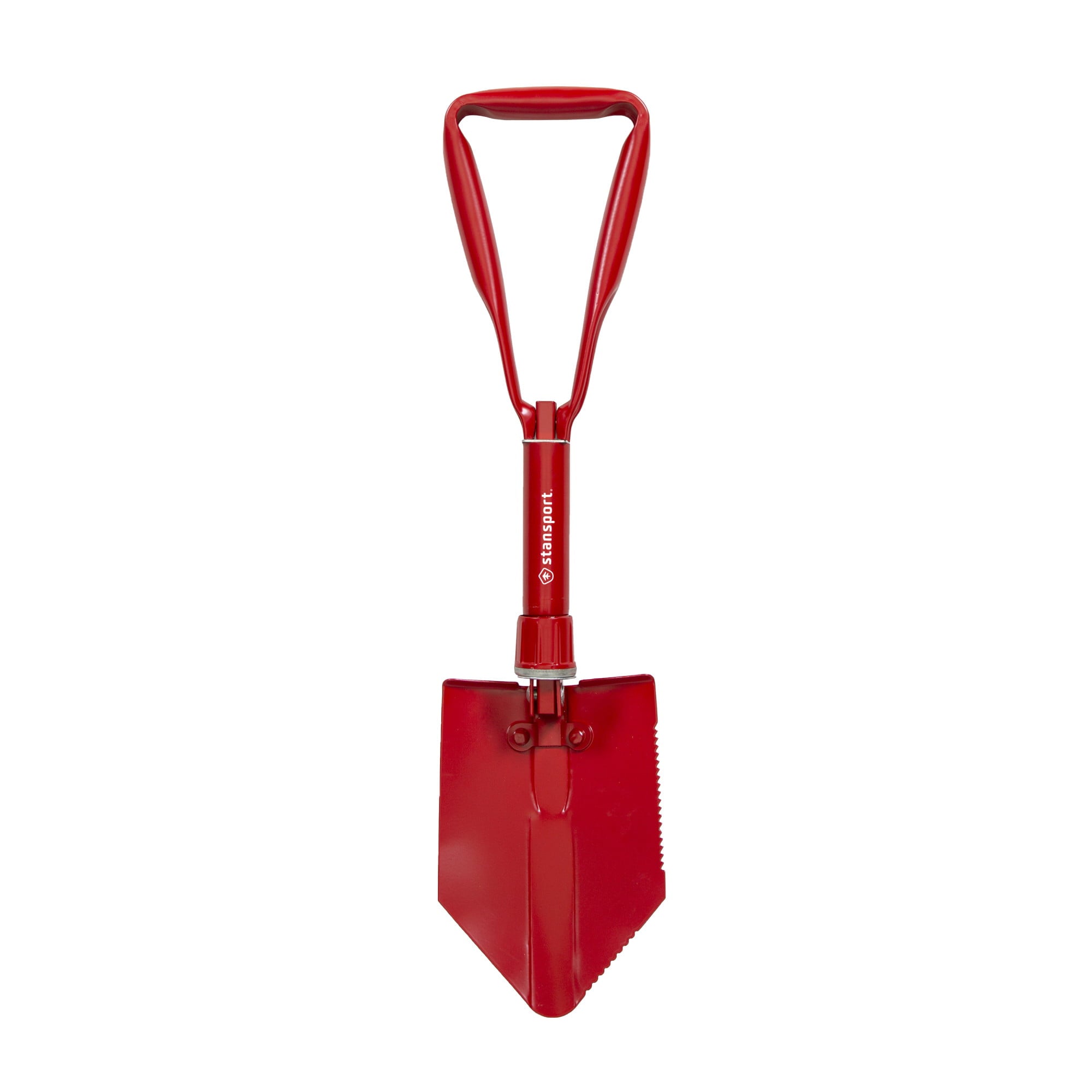 Stansport Double Folding Shovel - Red