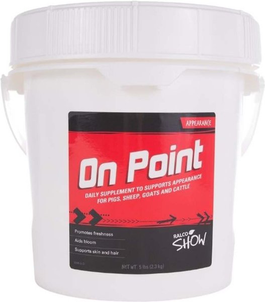 Ralco Show On Point Cattle Supplement， 5-lb pail