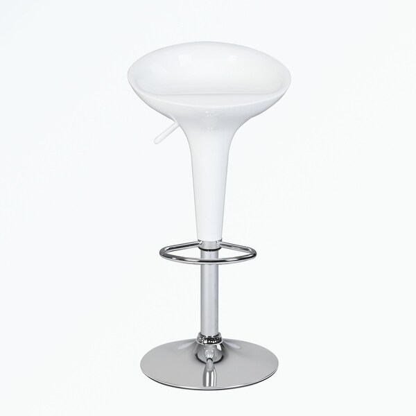 Set of 2 Swivel Adjustable Height Bar Stools