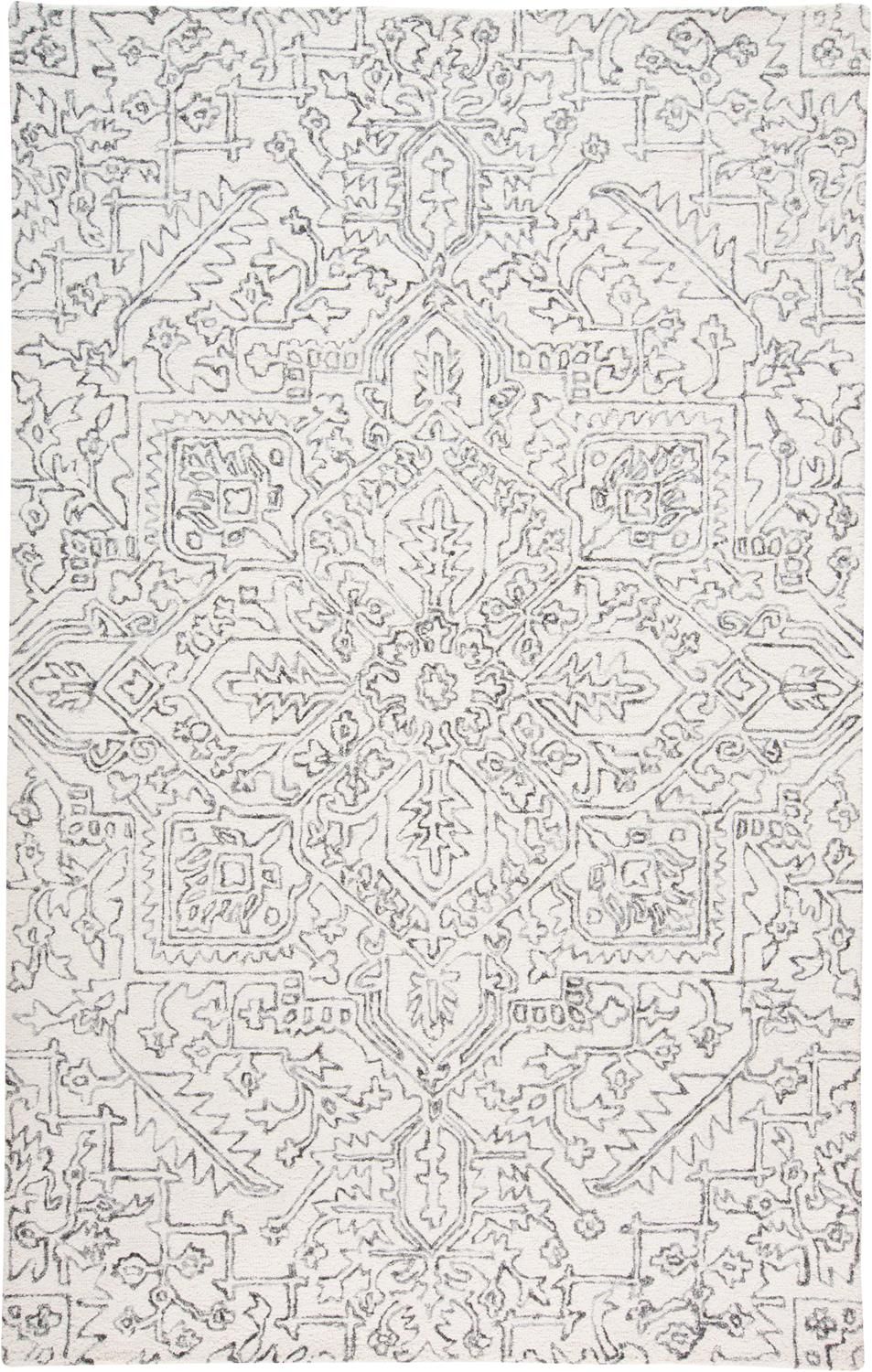 Natal Hand Tufted Ivory Rug by BD Fine