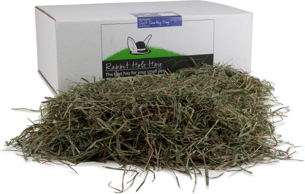 Rabbit Hole Hay Ultra Premium Soft Timothy Hay Chinchilla， Rabbit， and Guinea Pig Food