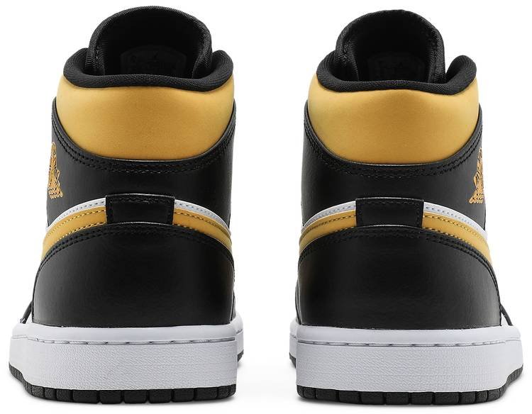 Air Jordan 1 Mid 'Black University Gold' 554724-177