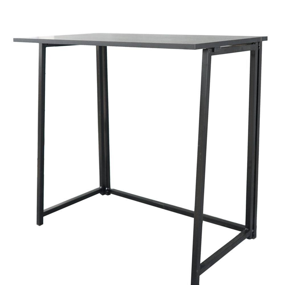 Karl home Collapsible 31.5 in. H W Retangular Black Computer Desk 941228129909