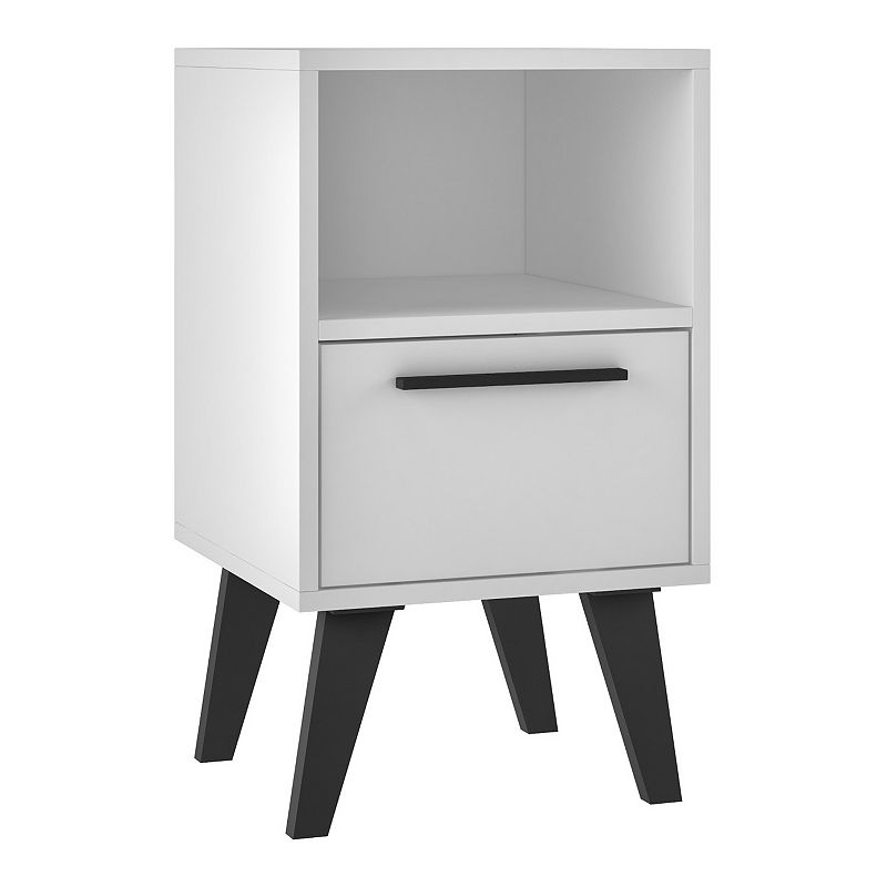 Manhattan Comfort Amsterdam 1-Shelf Nightstand