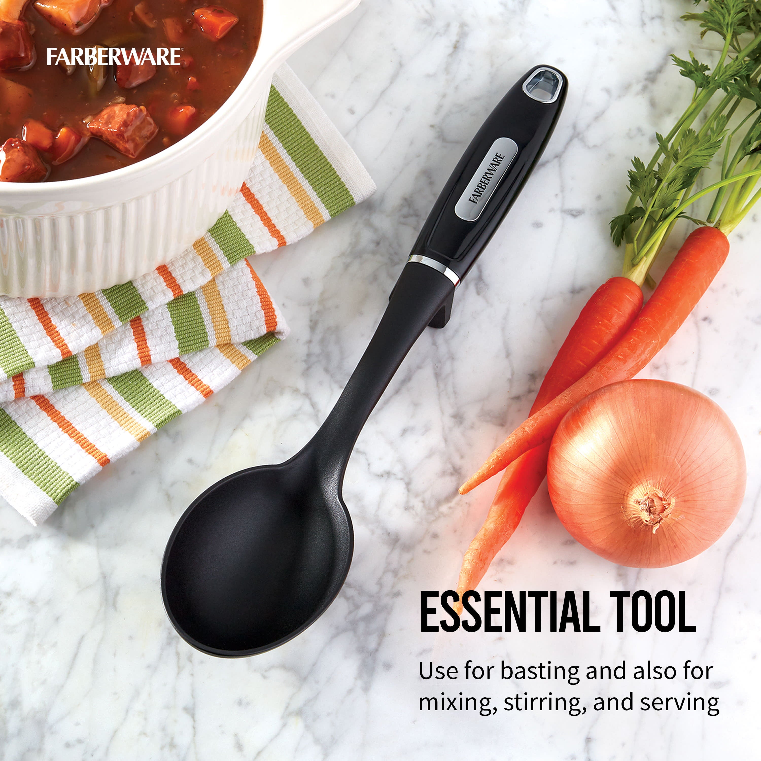 Farberware Professional Nylon Basting Spoon in Black