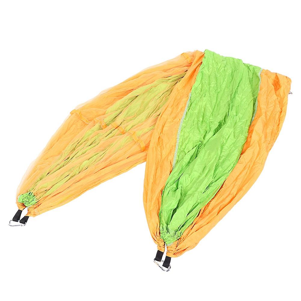 260x140cm Lightweight Outdoor Mosquito Net Hammock Rollover Prevention Camping Hammock Swingyellow And Yellowish Green