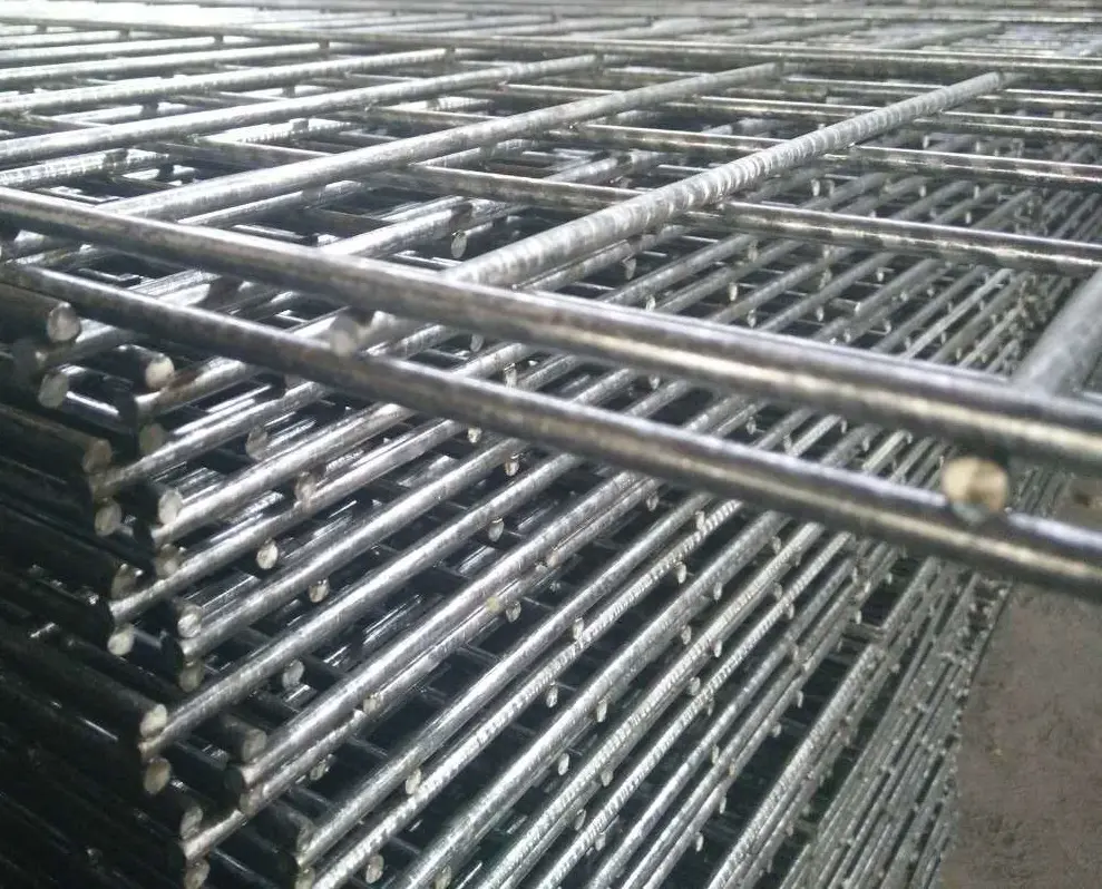 Metal fence panels clear view wire mesh fence