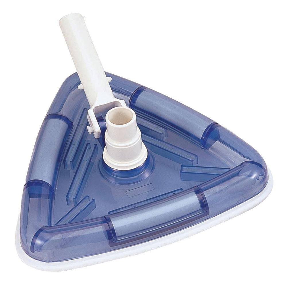 Ocean Blue Transparent Triangular Pool Vacuum for Vinyl Liner Pools with Snap Adapt Handle 130035