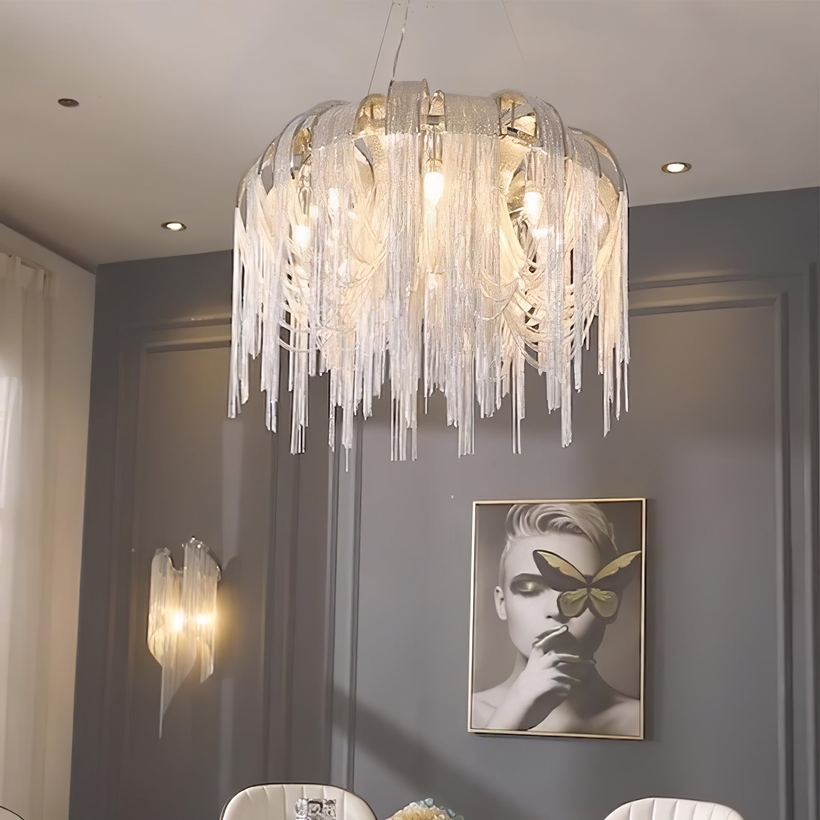 Length Chains Chandelier