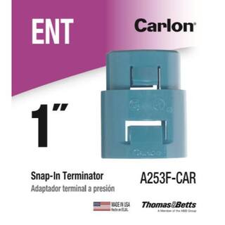 Carlon 1 in. ENT Snap-In Adapter A253F-CAR