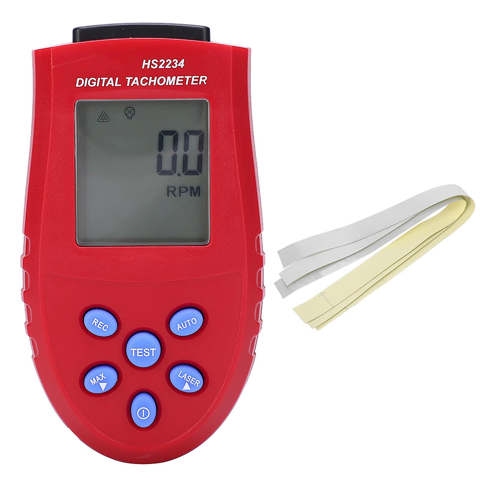 Hs2234 Tachometer Non Contact Digital Display Speedometer Digital Tachometersred