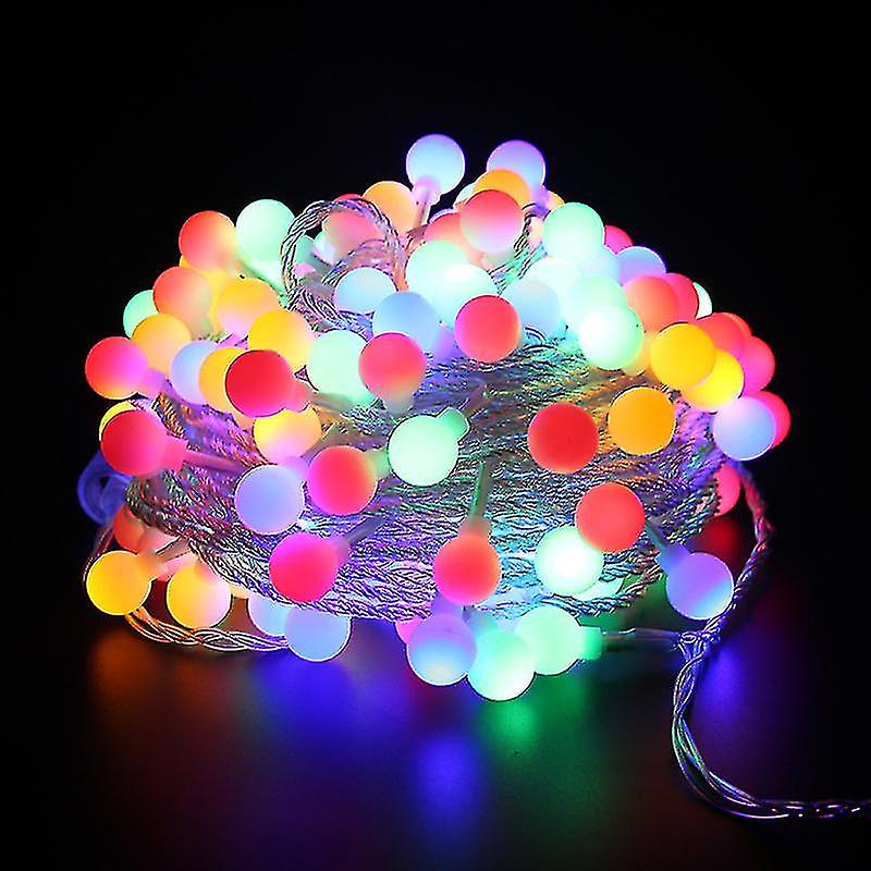 Globe String Lights Waterproof 10m 80 Led  Lights Plug In Powered Christmas Lights