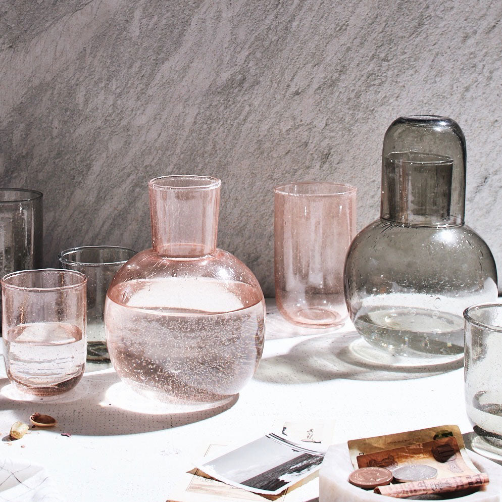 Hand-blown Tumblers - Petal