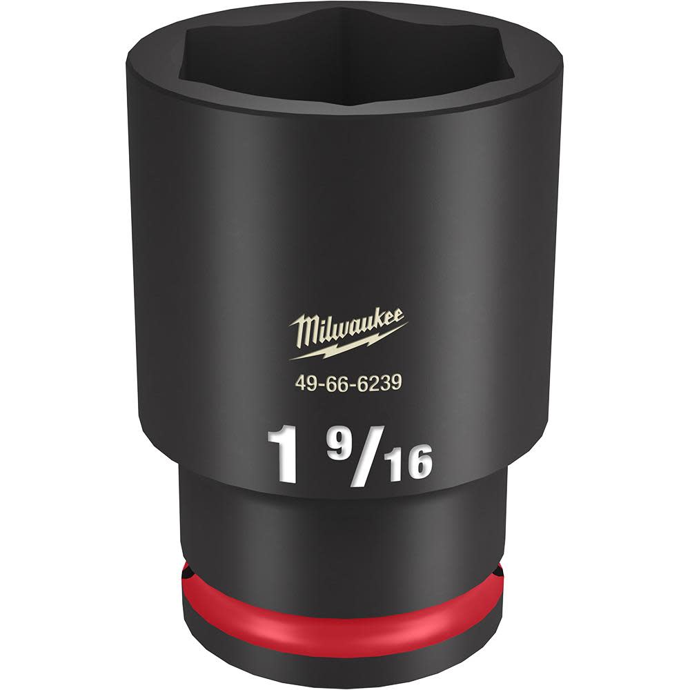 Milwaukee Impact Socket 1/2 Drive 1 9/16 Deep 6 Point 49-66-6239 from Milwaukee