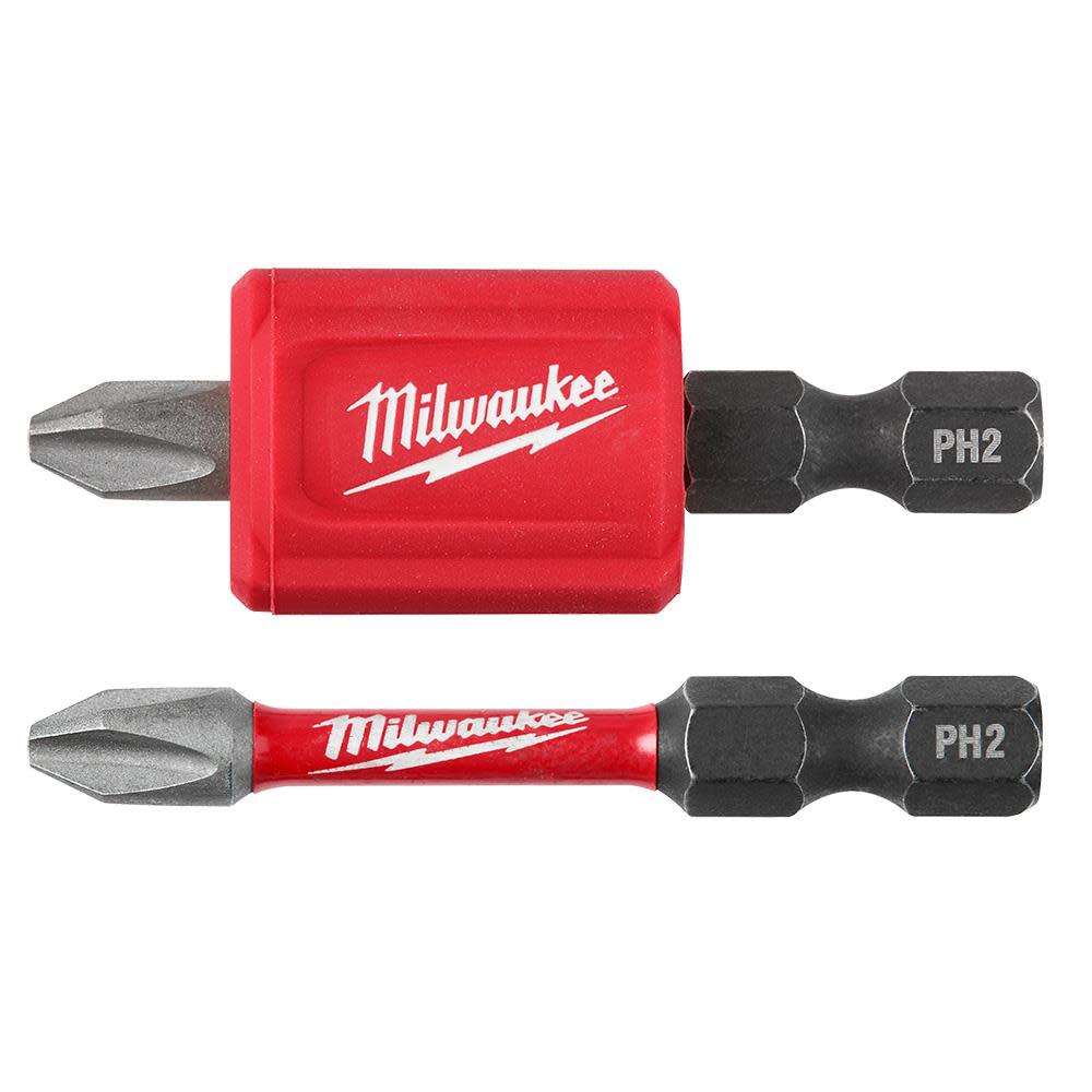 Milwaukee SHOCKWAVE Impact Duty Magnetic Attachment and PH2 Bit Set 3pc 48-32-4550 from Milwaukee