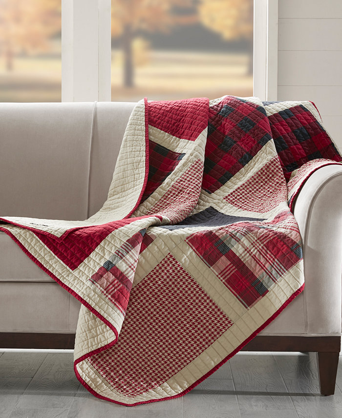 Woolrich Huntington Quilted Throw， 50