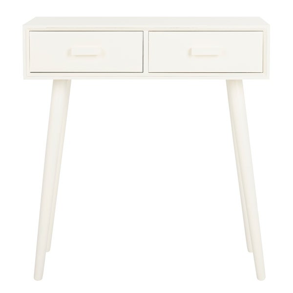 SAFAVIEH Dean Antique White 2-drawer Console Table - 28.3