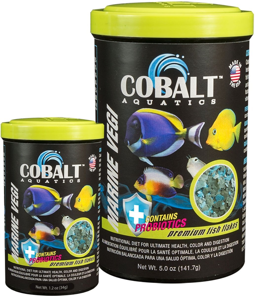 Cobalt Aquatics Marine Vegi Flakes Fish Food