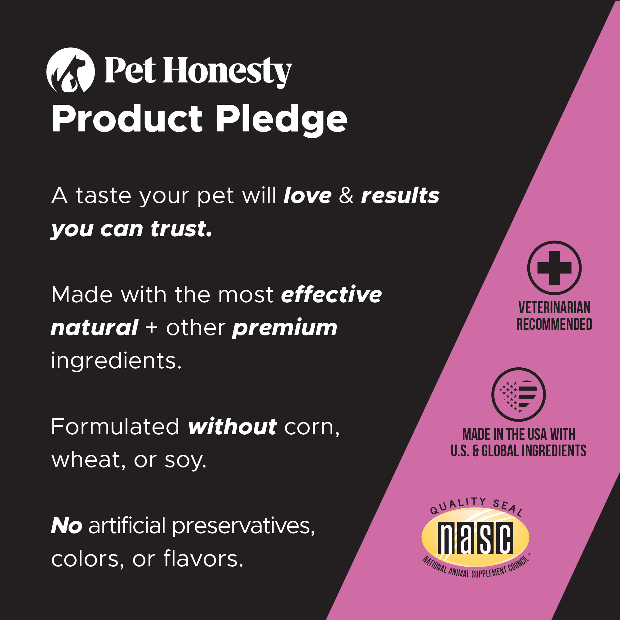 Pet Honesty Multivitamin Max Strength Soft Chews for Dogs， Count of 90